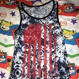 American Flag Tank Top